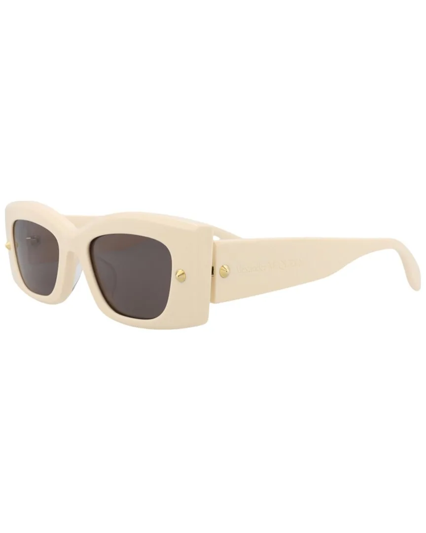 Am0426s 51Mm Sunglasses by Alexander McQueen
