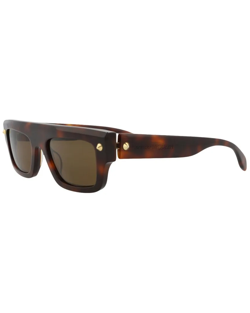 Am0427s 52Mm Sunglasses by Alexander McQueen