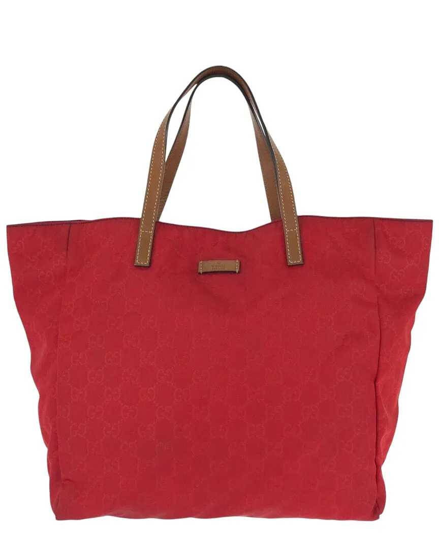 Multicolor Nylon Gg Tote 282439 (authentic Pre-Loved) by Gucci