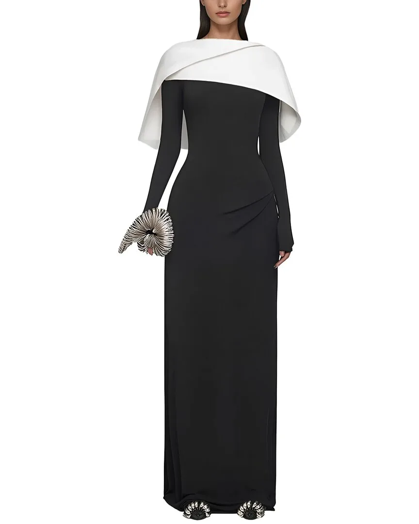 Solid Maxi Dress by Amina Glam