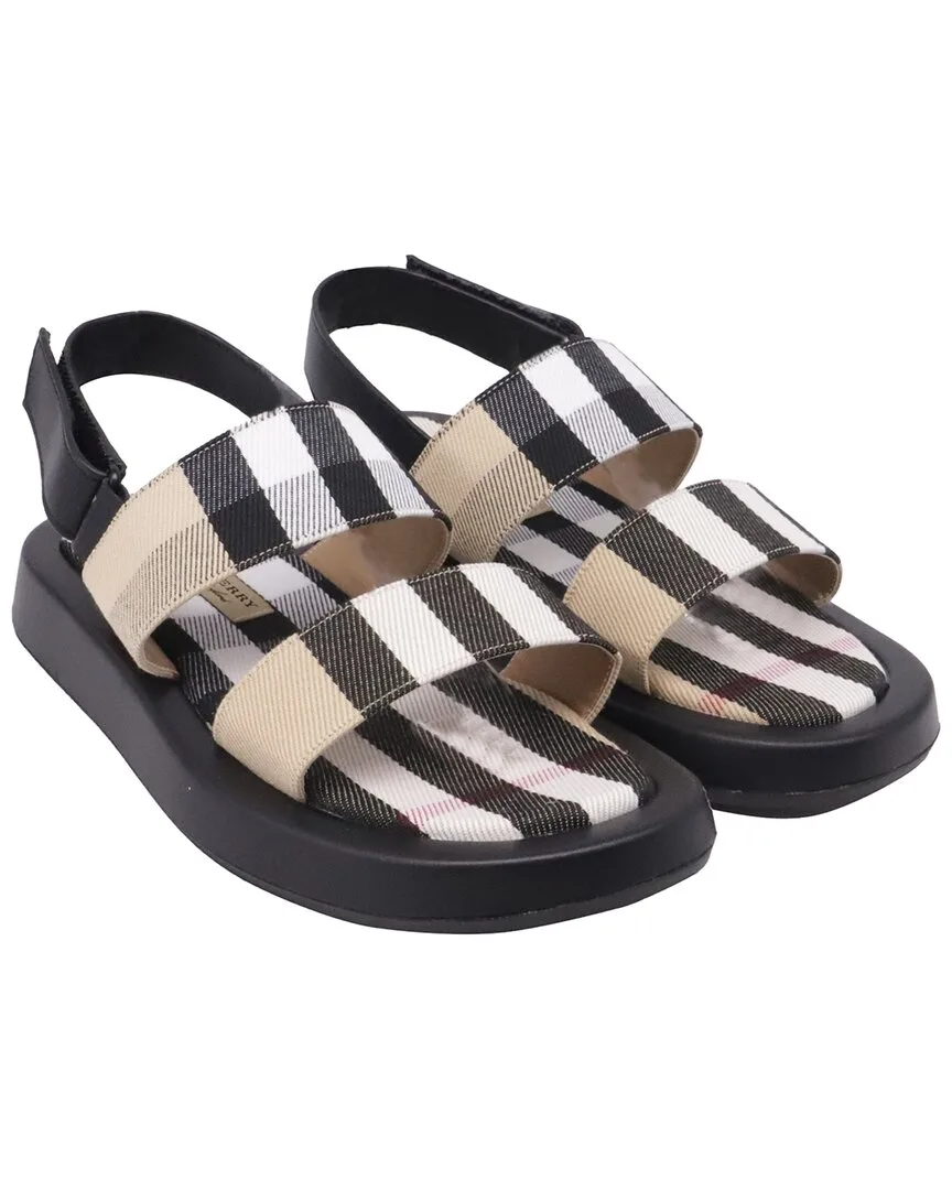 Vintage Check Canvas Slingback Sandal (authentic Pre-Loved) by Burberry