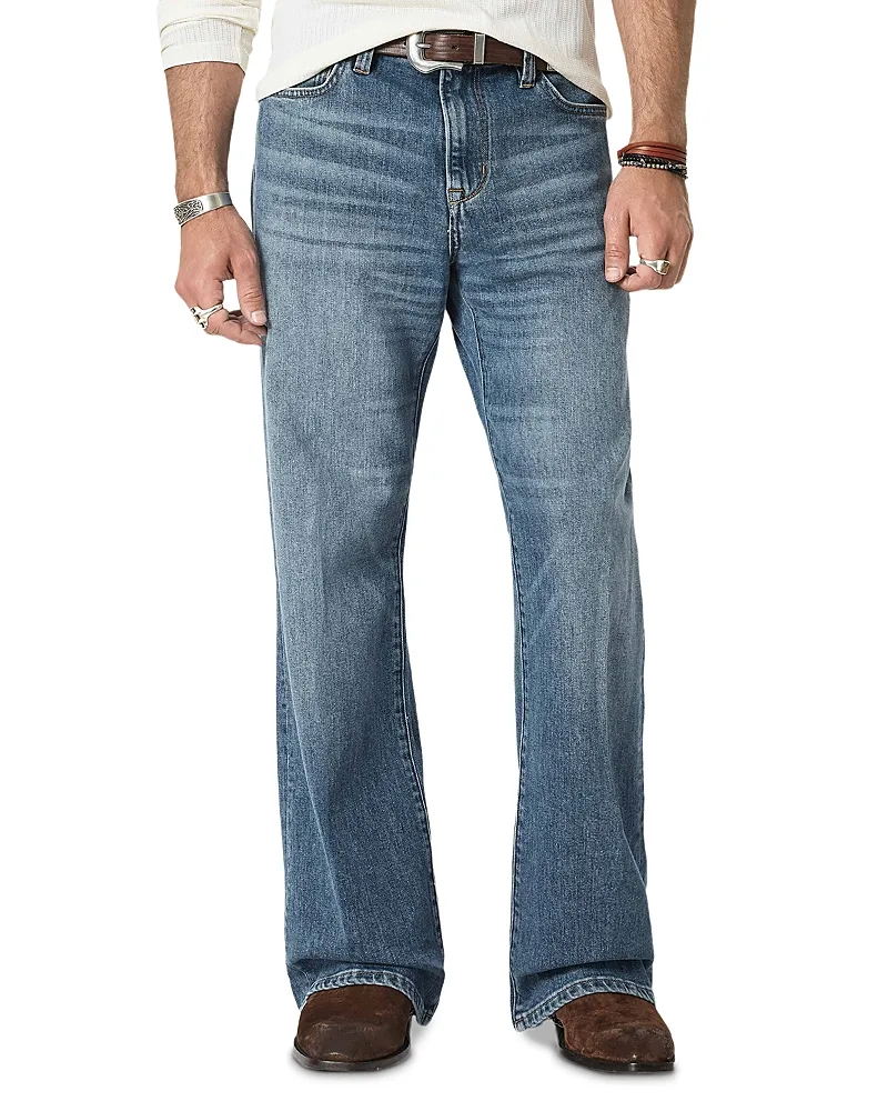 Silas Cotton Blend Straight Fit Whiskered 32 Jeans by John Varvatos