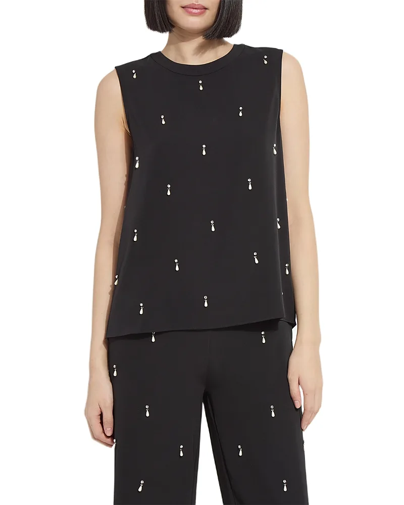 Siyana Embellished Shell Top by Lysse