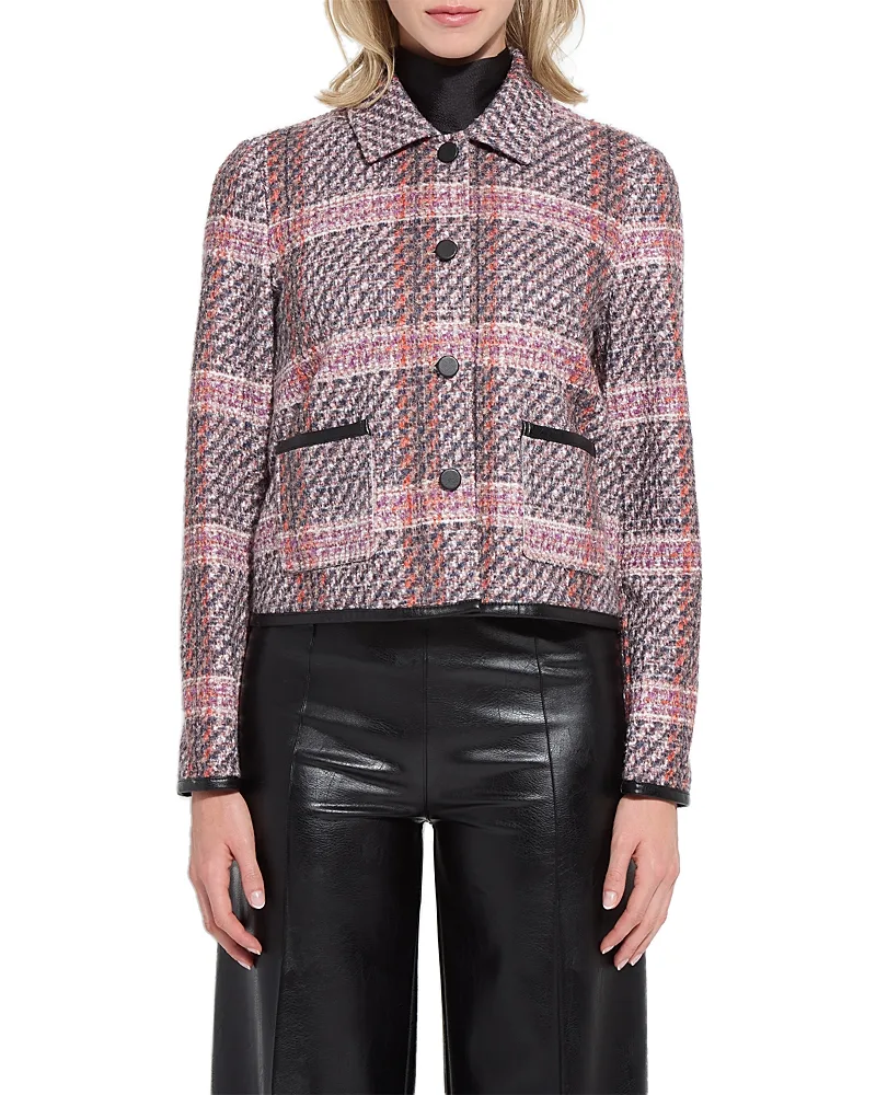 Romina Cropped Tweed Jacket by Lysse