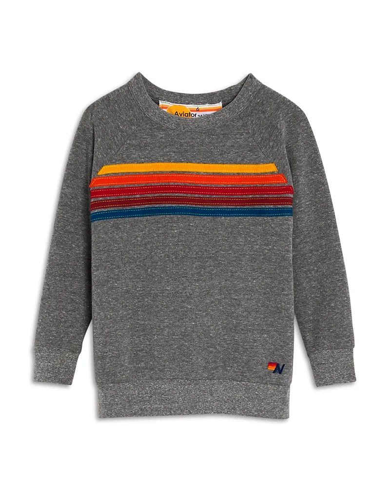 5 Stripe Crewneck Sweatshirt by Aviator Nation