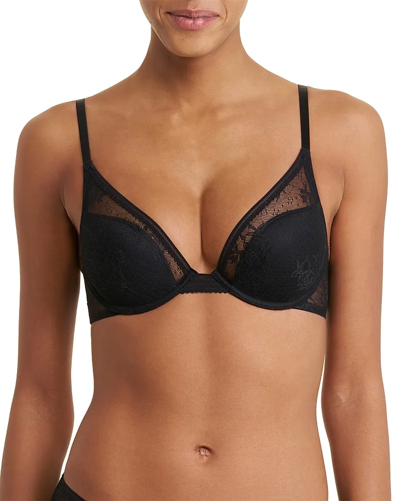 Love Lace Convertible Plunge Push Up Bra by Natori
