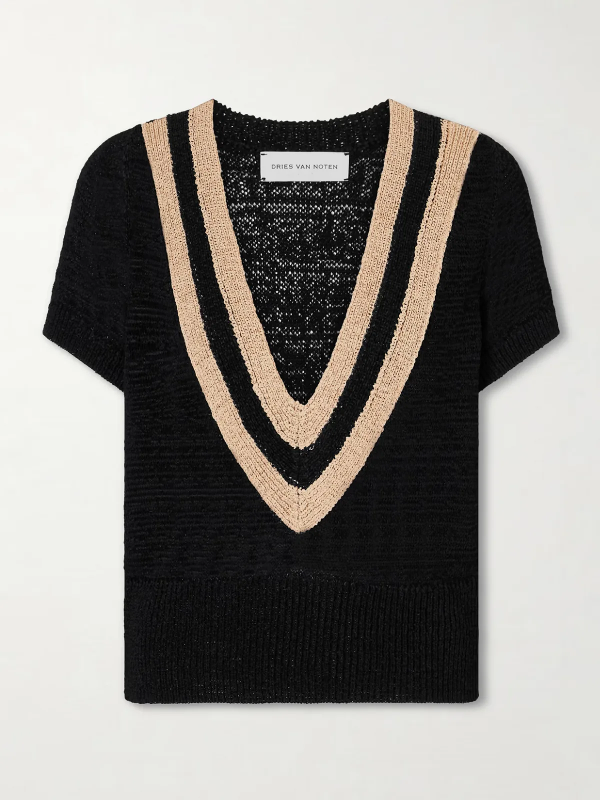 - Striped Knitted Sweater -