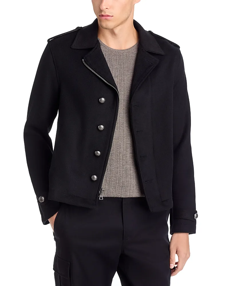 Graham Zip Short Peacoat