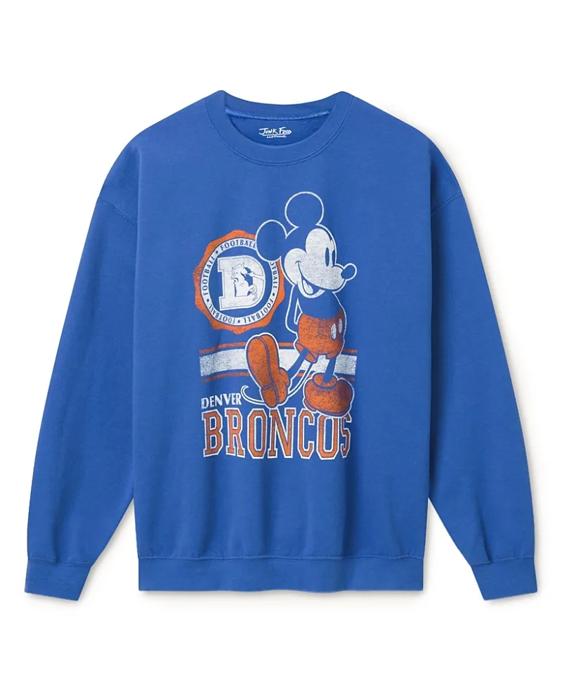 NFL Denver Broncos Mickey Crew Fleece by Junk Food
