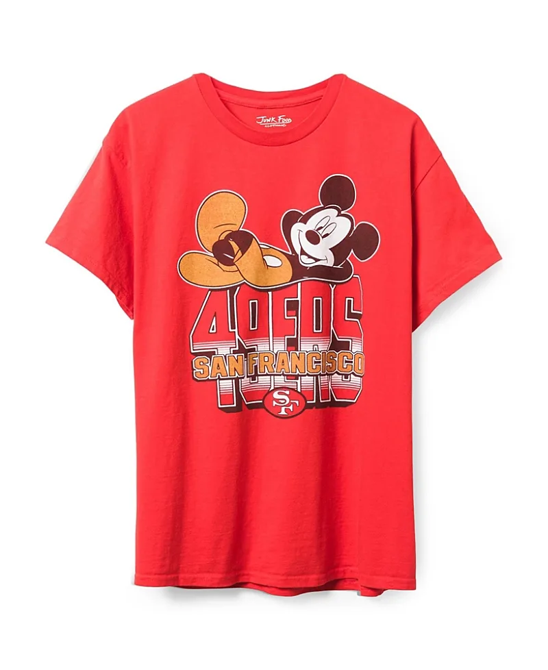 San Francisco 49ers Mickey Kick Back Tee by Junk Food