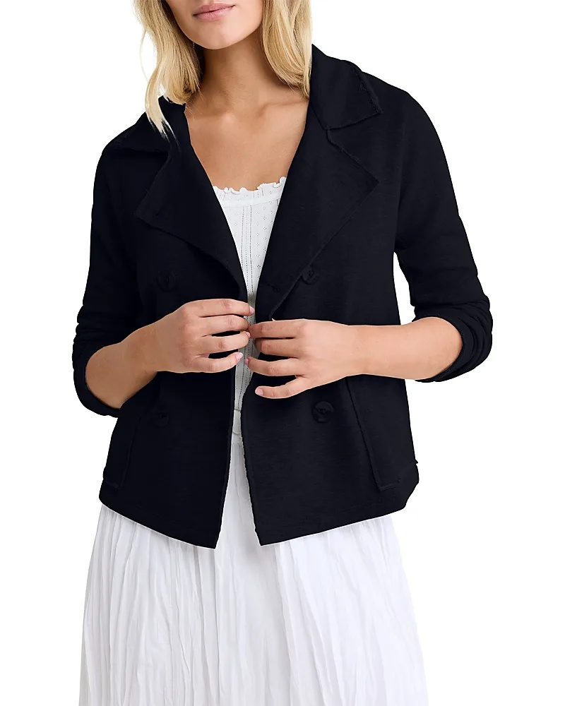 Daily Cotton Blend French Terry Jacket by Nic+Zoe