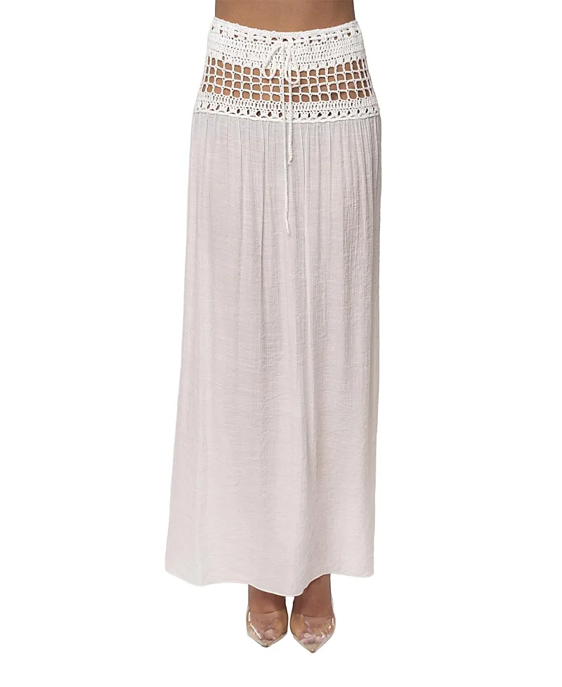 Resort Crochet Maxi Skirt by Jluxlabel