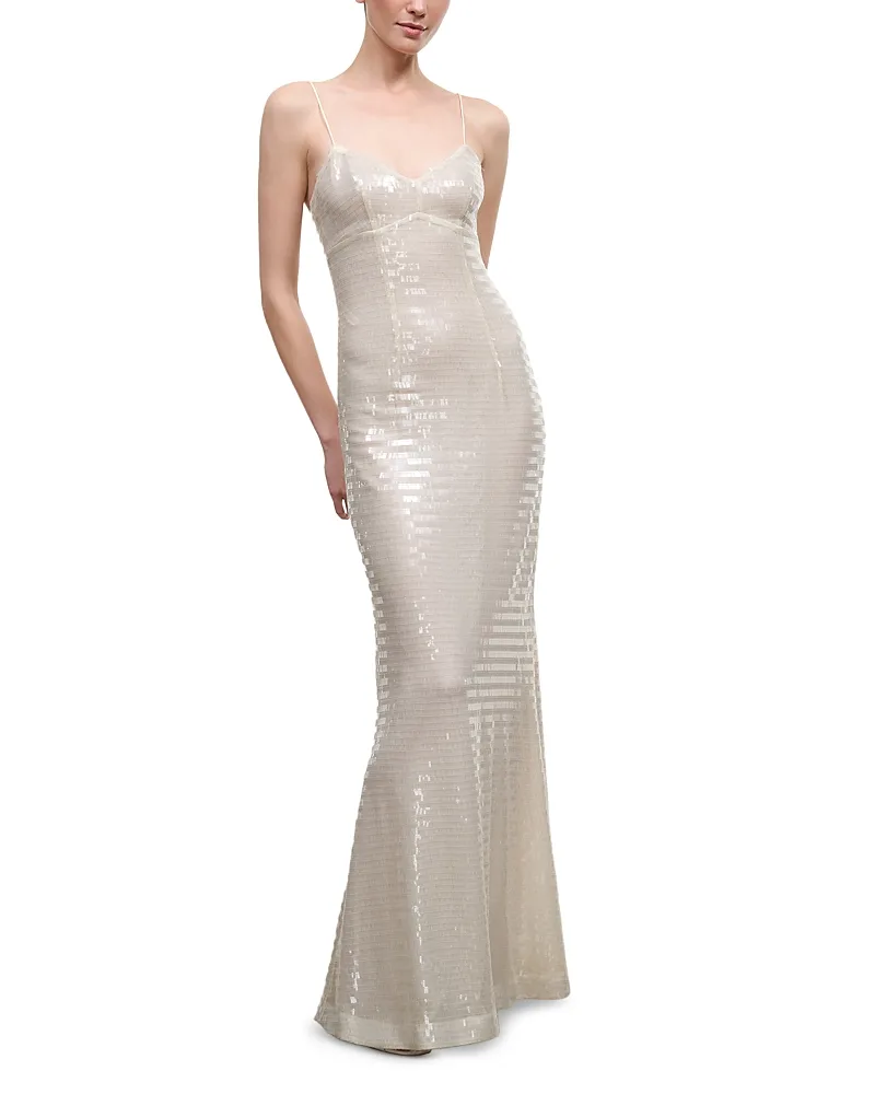 Azzurra Sequin Maxi Dress