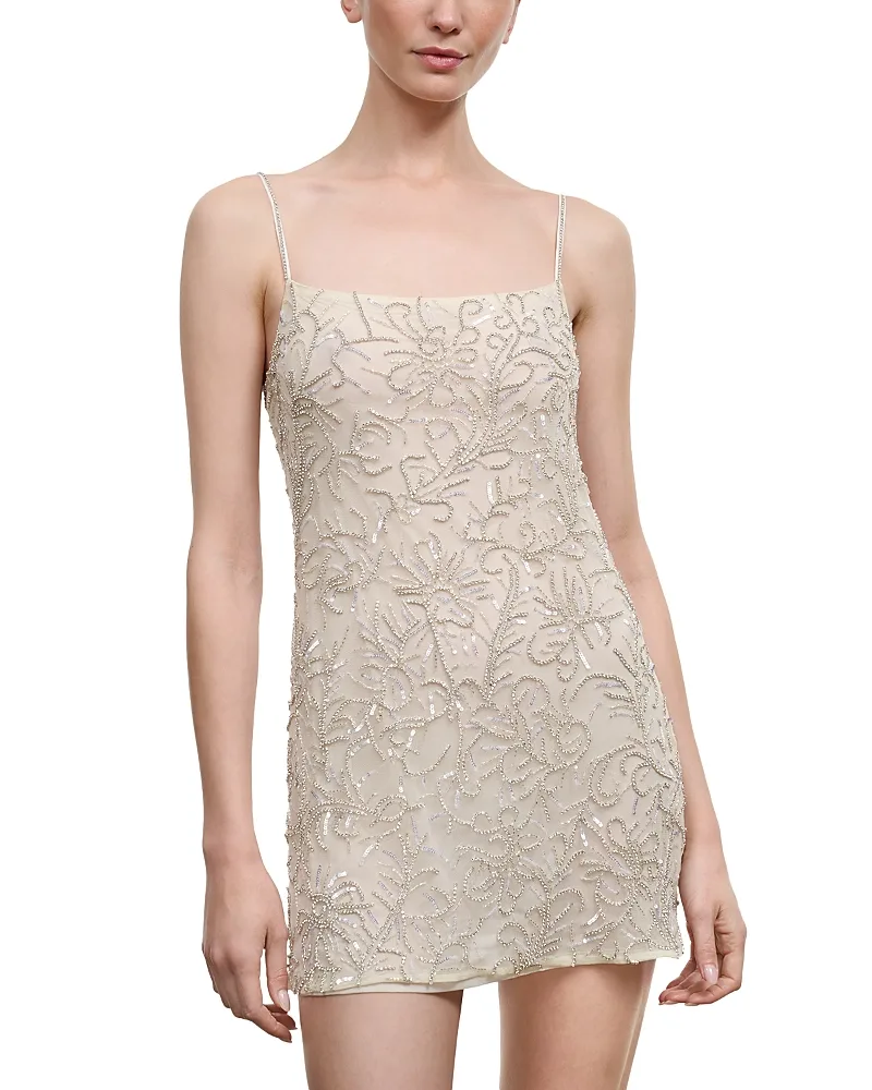 St Clair Embellished Mini Dress by STAUD