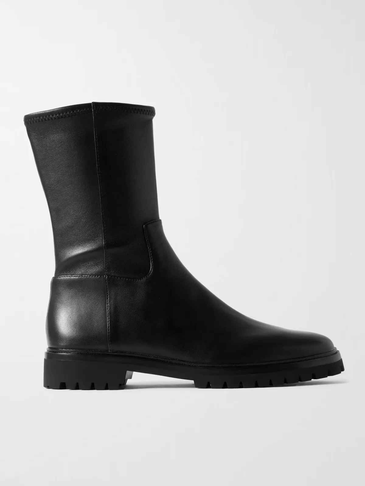 - Danny Stretch-leather Ankle Boots -