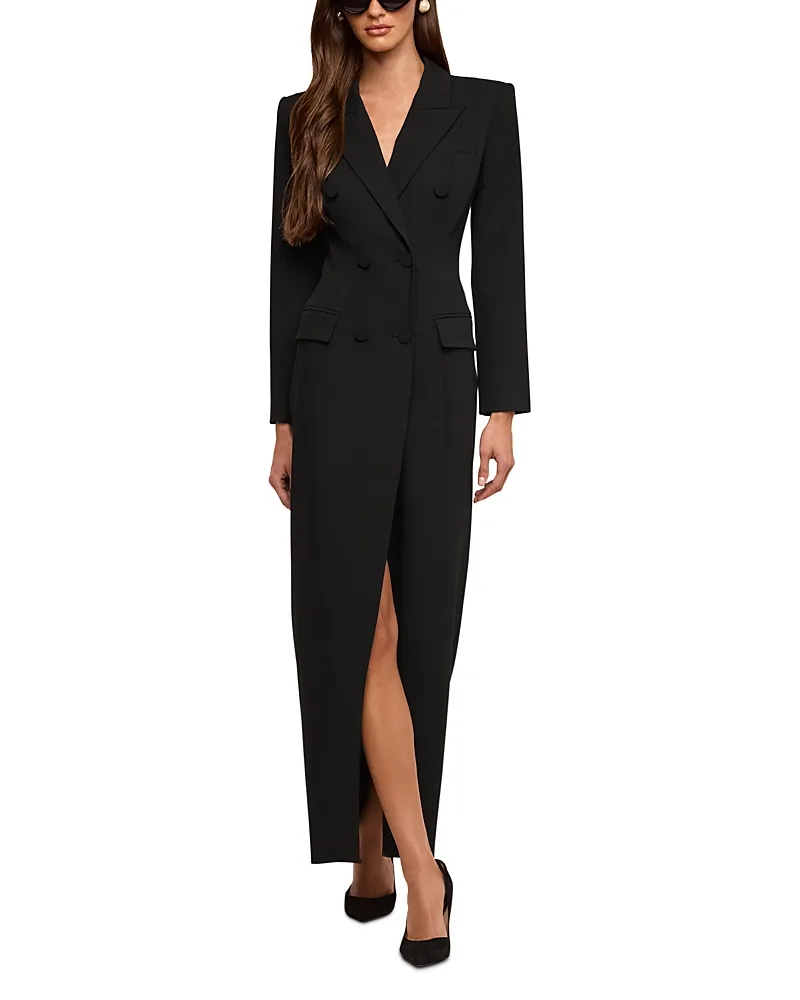 Vale Double Breasted Maxi Tuxedo Dress by L'AGENCE