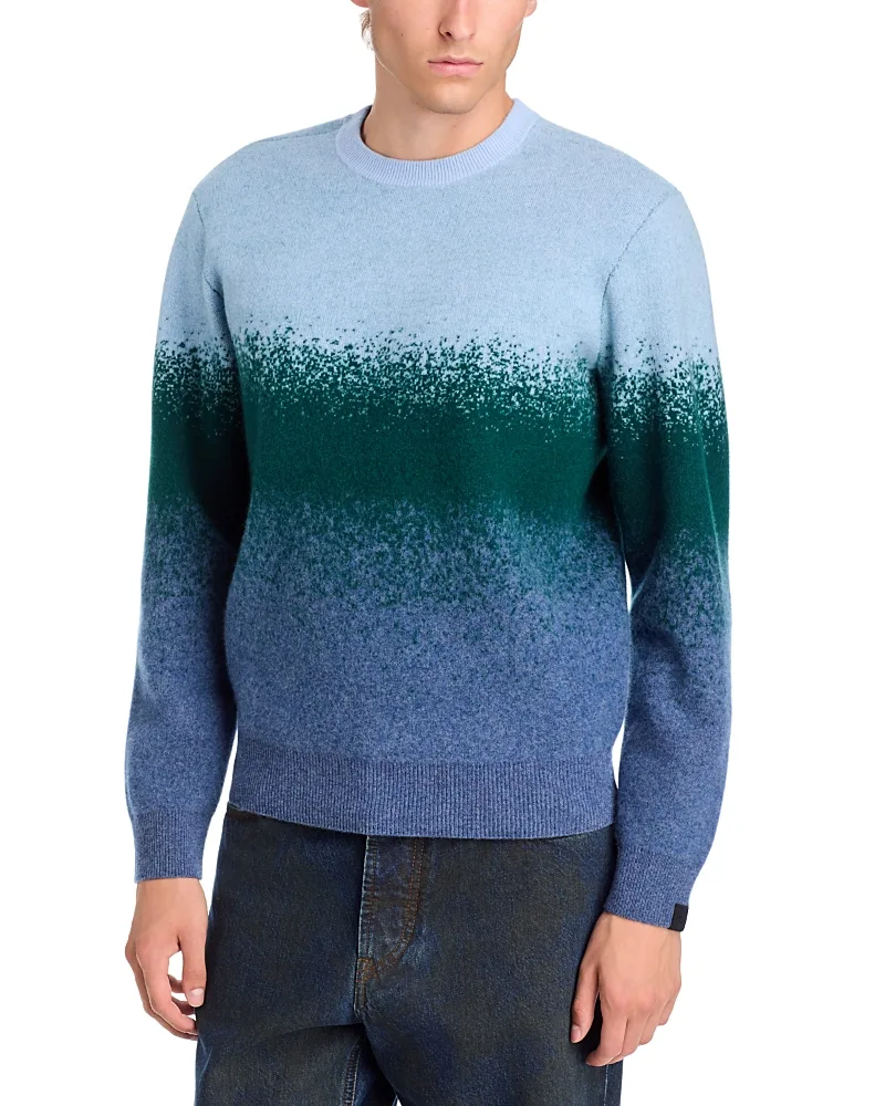 Ombre Wool Crewneck Sweater