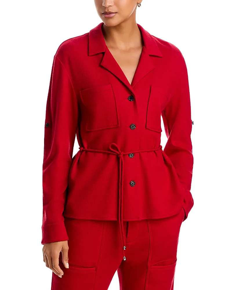 Sonny Wool Tie Waist Shirt by rag & bone