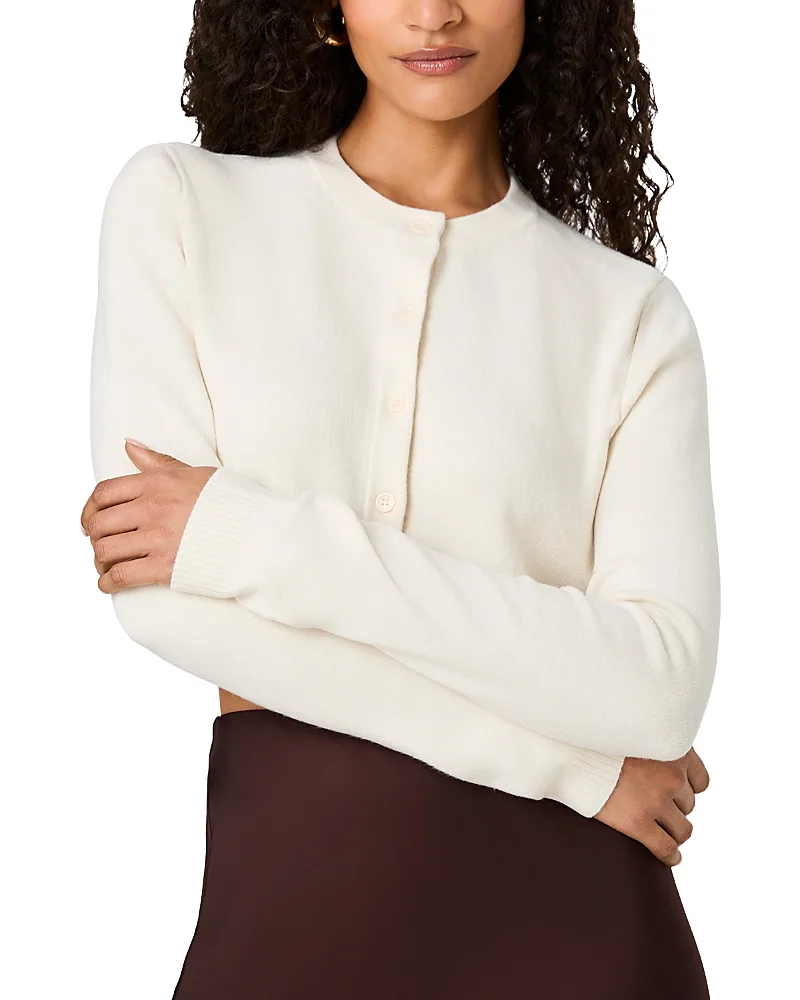 Babysoft Cropped Cardigan Sweater