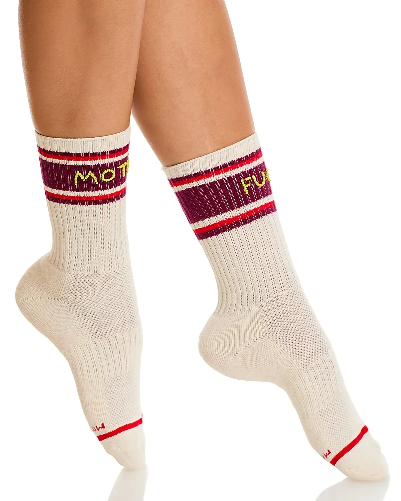 Baby Steps Striped Cuff Socks by MOTHER