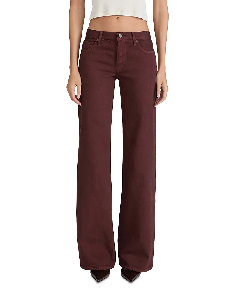 The Pixie Low Rise Wide Flare Leg Jeans by FRAME