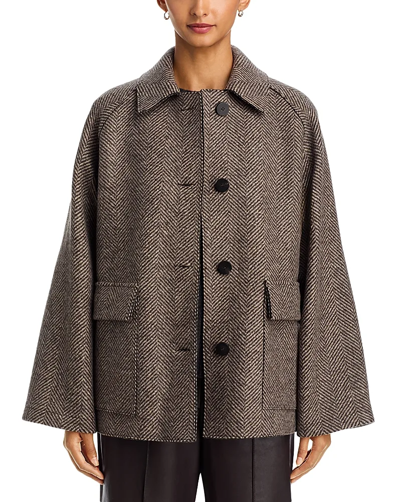 Herringbone Raglan Jacket