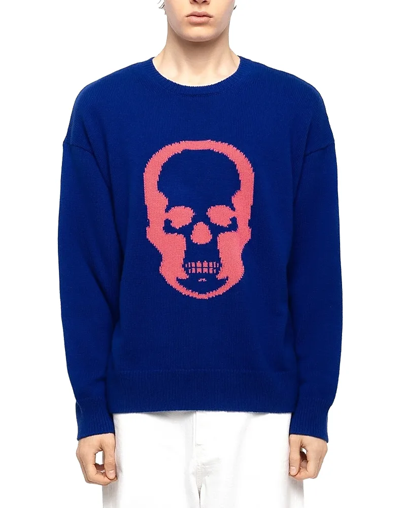 Cashmere Oversized Skull Sweater