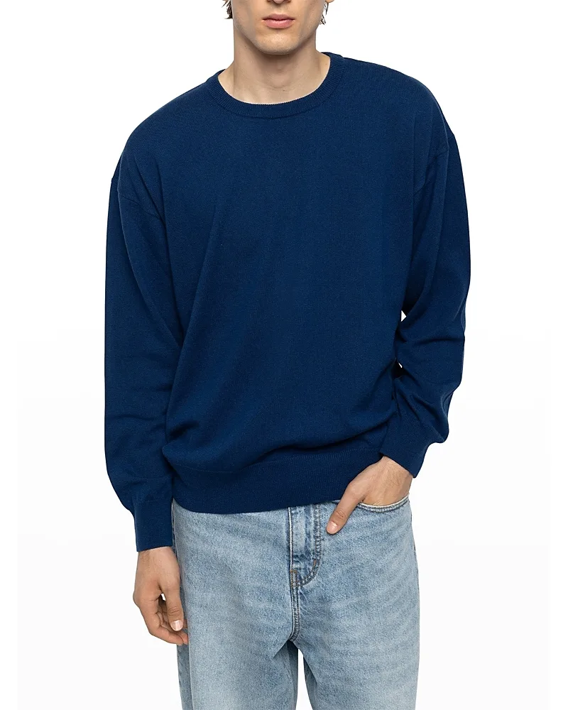 Overfavo Cashmere Oversized Crewneck Sweater