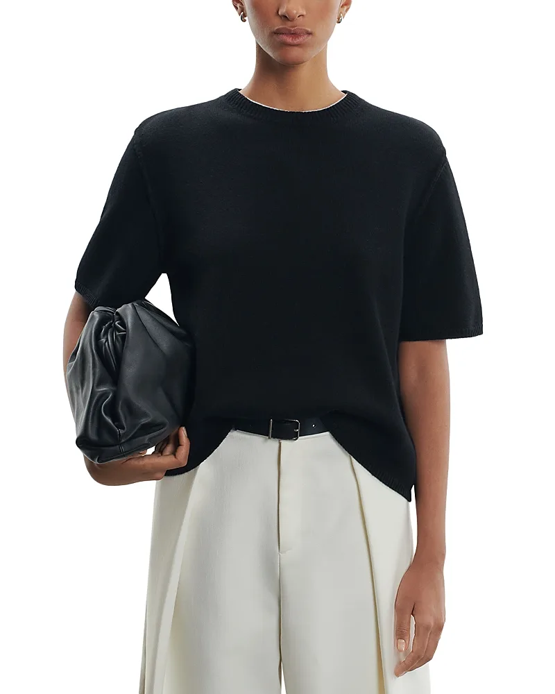 Merino Wool Crewneck Tee by Majestic