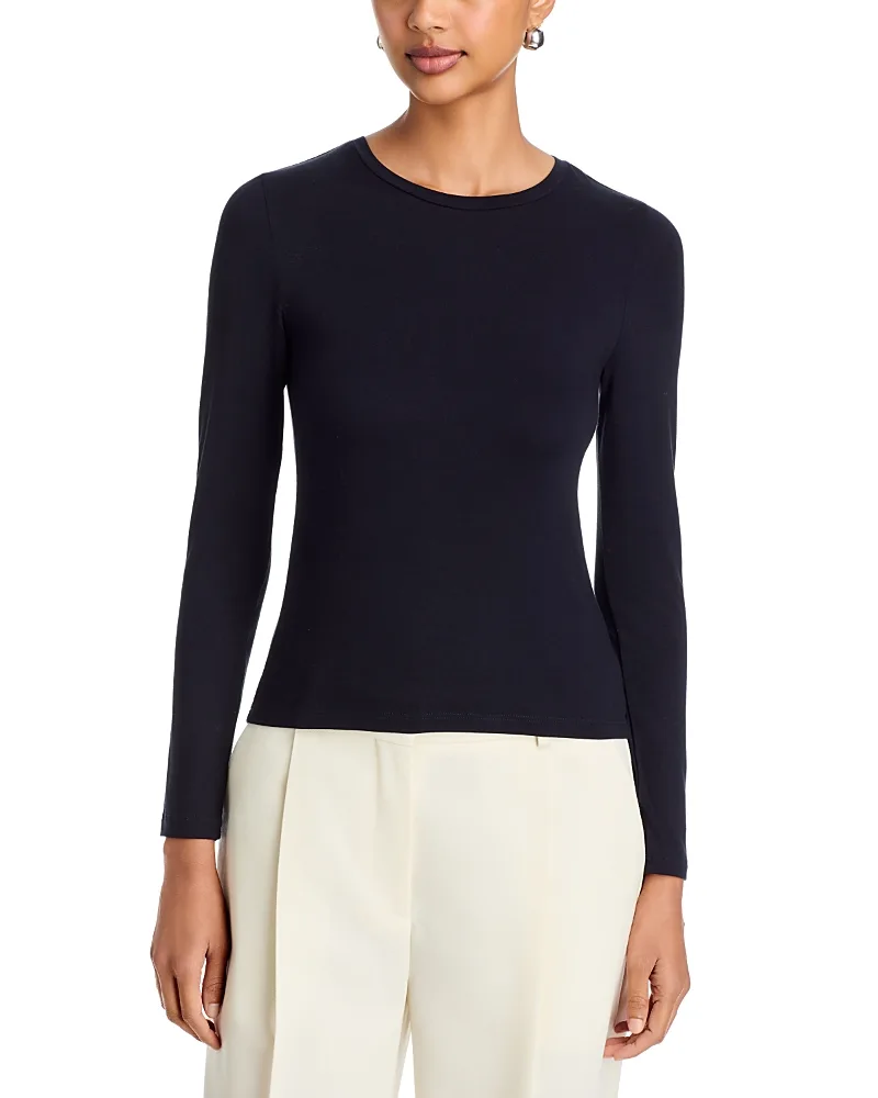 Soft Touch Long Sleeve Tee by Majestic