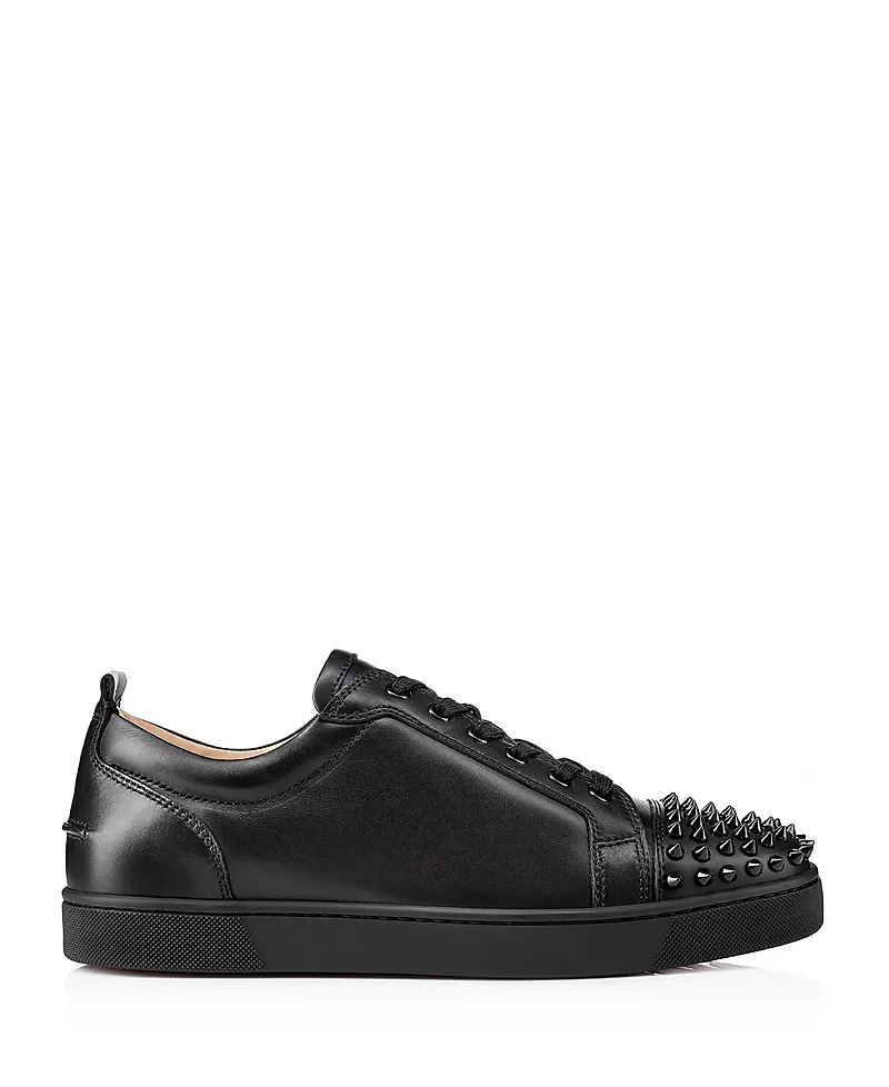 Louis Junior Spikes Low Sneaker by Christian Louboutin