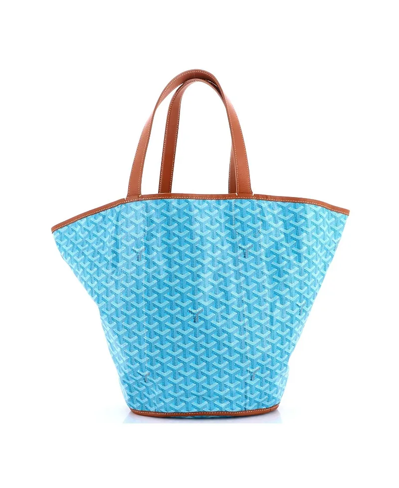Pre-Owned Belharra Reversible Tote Coated Canvas by Pre-owned Goyard