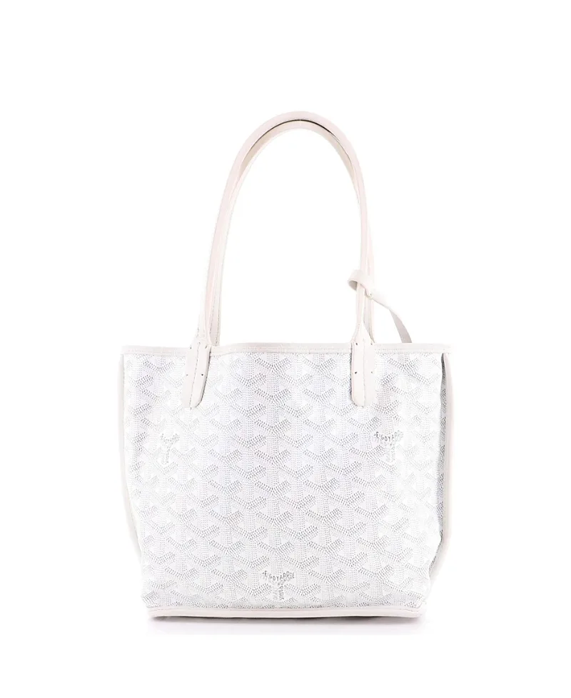 Pre-Owned Goyard Mini Anjou Reversible Tote Coated Canvas by Pre-owned Goyard