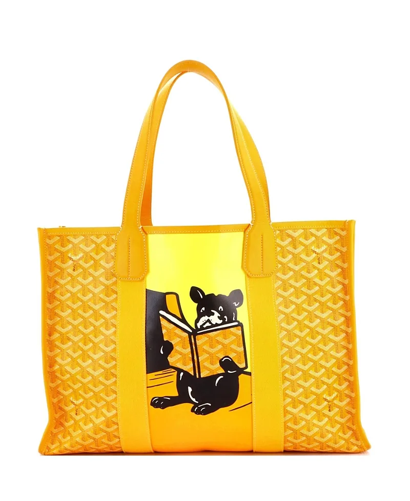 Pre-Owned Goyard mm Villette Tote Printed Coated Canvas by Pre-owned Goyard
