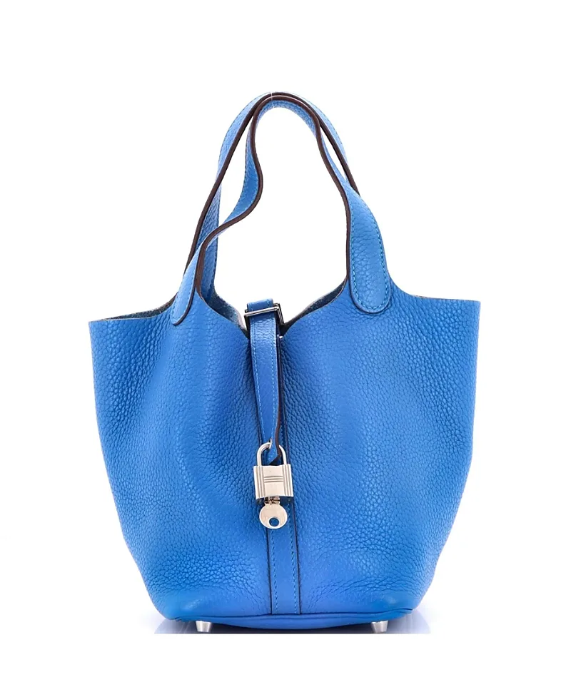 Pre-Owned Hermes Pm Picotin Lock Bag Clemence by Hermes