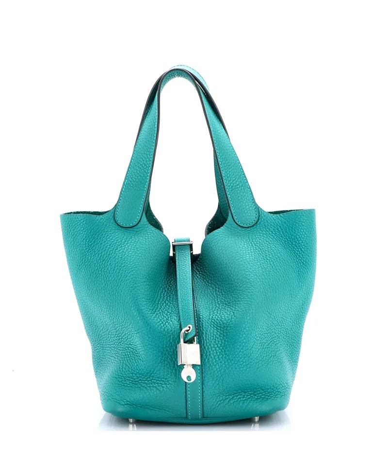 Pre-Owned mm Picotin Lock Bag Clemence by Hermes