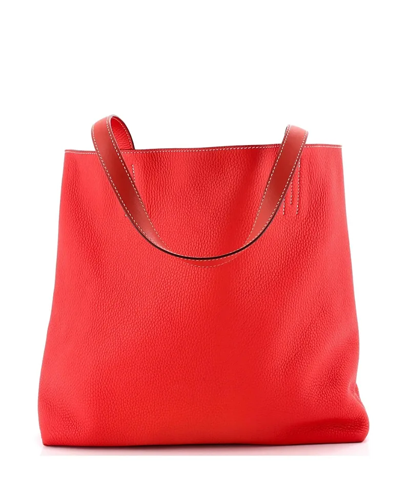 Pre-Owned 45 Double Sens Tote Clemence and Swift by Hermes