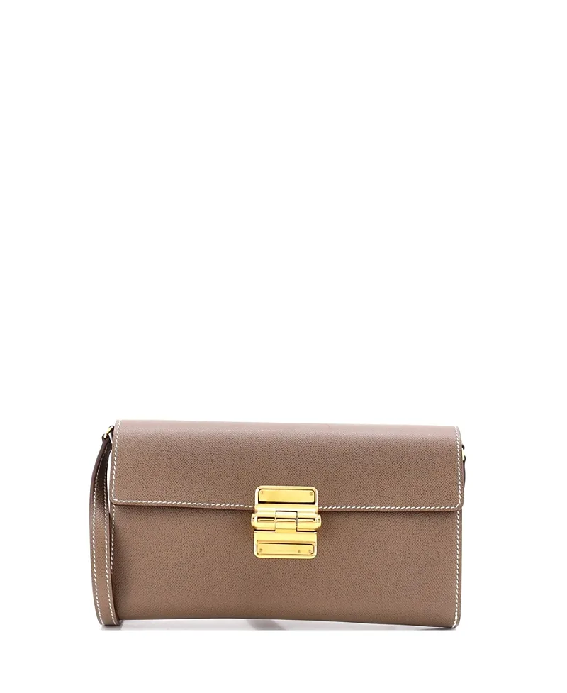 Pre-Owned Charniere to Go Pouch Madame by Hermes