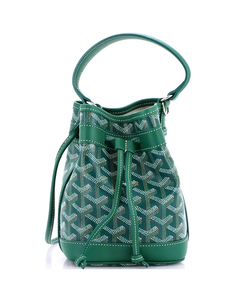 Pre-Owned Goyard Mini Petit Flot Bucket Bag Coated Canvas by Pre-owned Goyard