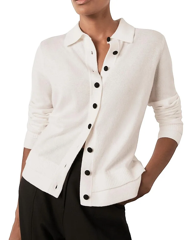 Cotton Blend Layered Top by Mint Velvet