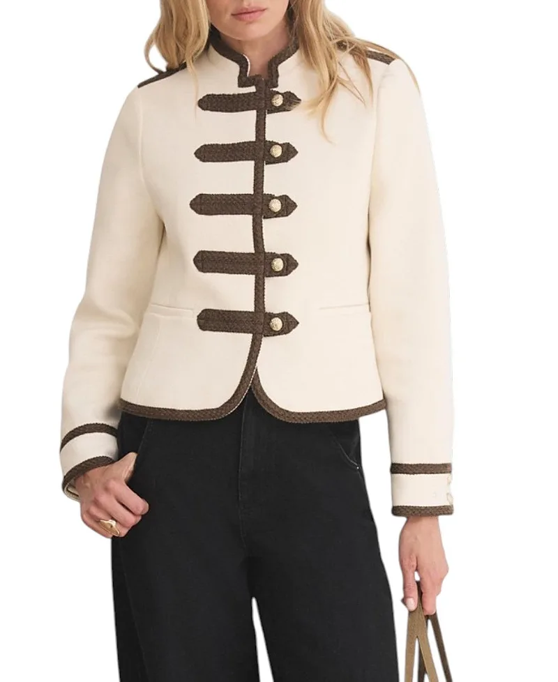 Contrast Military Jacket by Mint Velvet