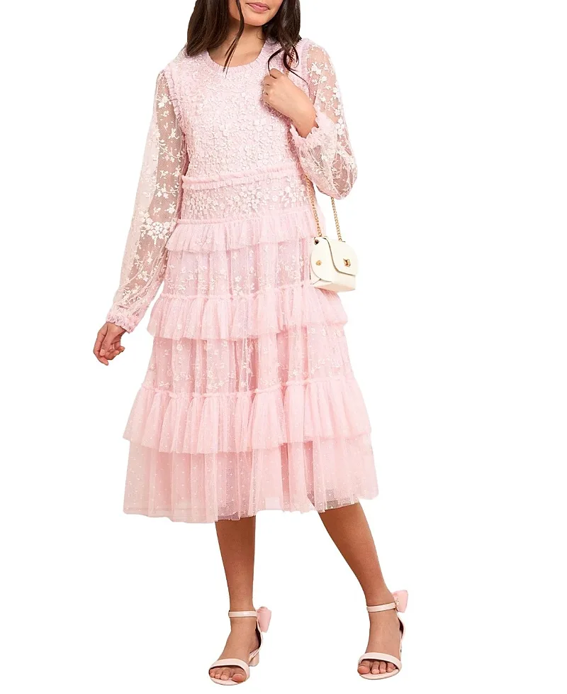 Blossom Lace Kids Dress by Needle & Thread