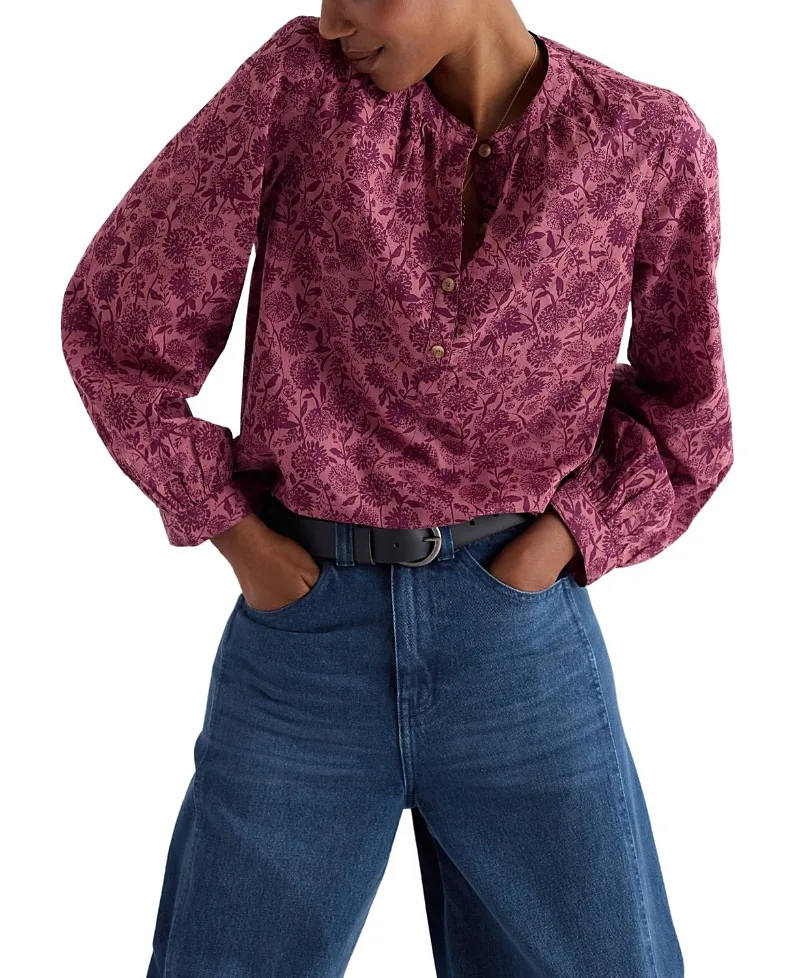 St Mawes Printed Top by Seasalt Cornwall
