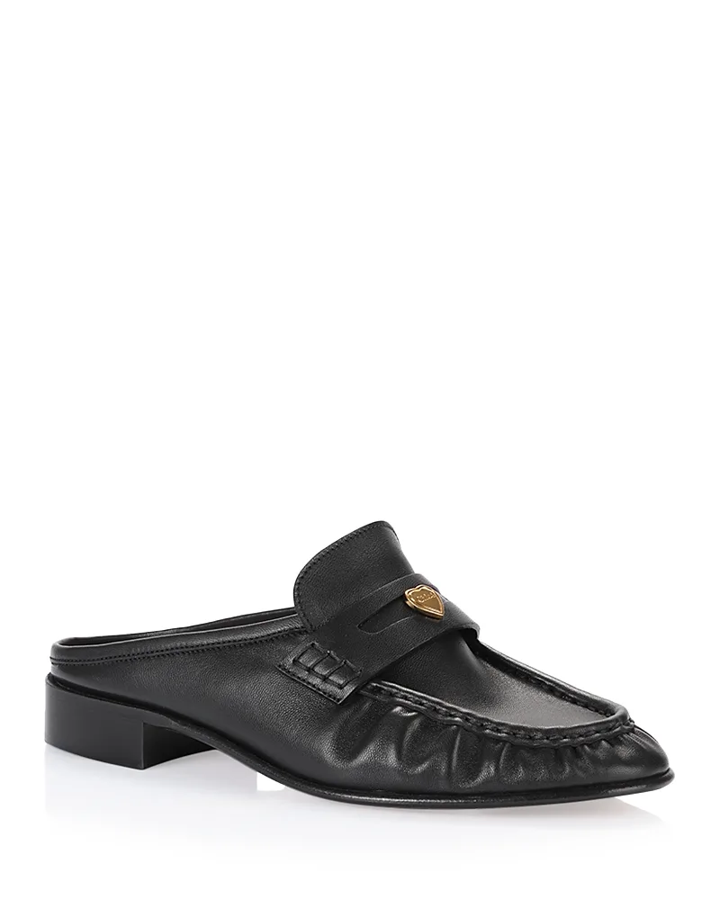 Letti Leather Loafer Mules by Chloé