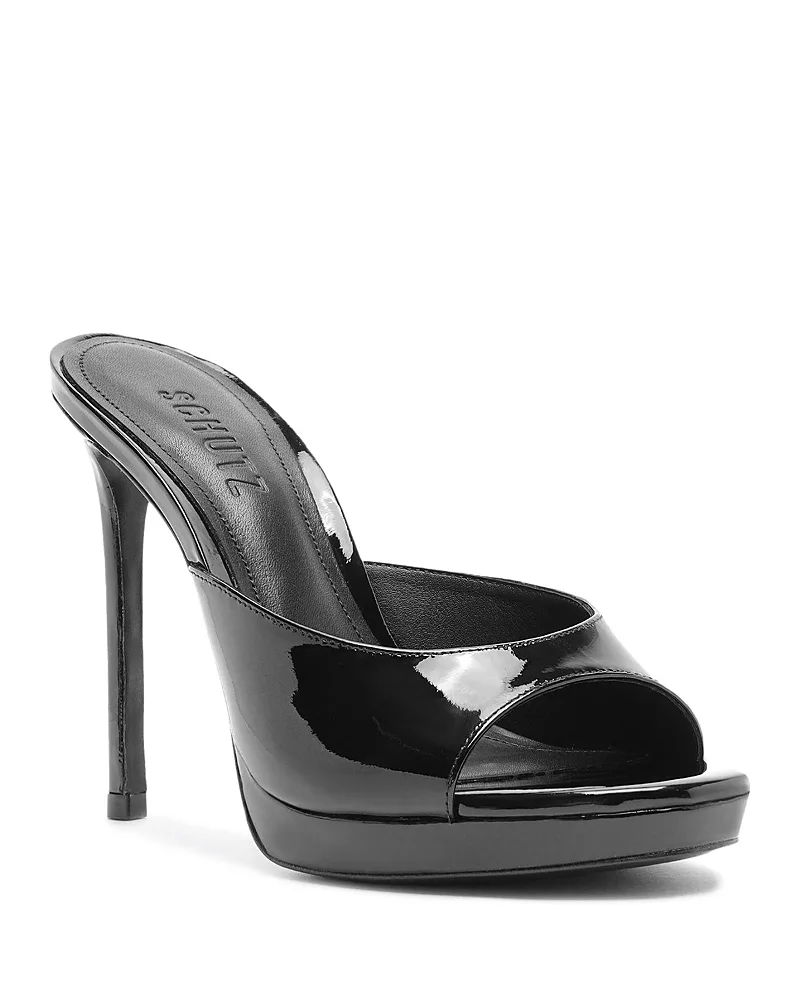 Sally Patent Leather Platform Sandals by SCHUTZ