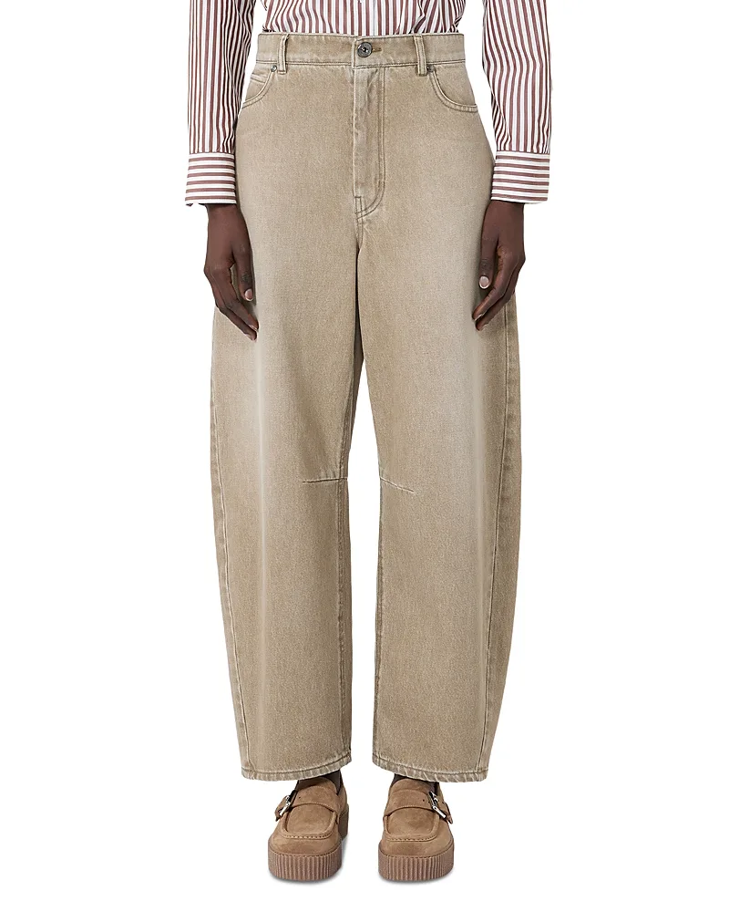 Weekend Max Mara Wkdarcadia High Rise Barrel Jeans by Max Mara