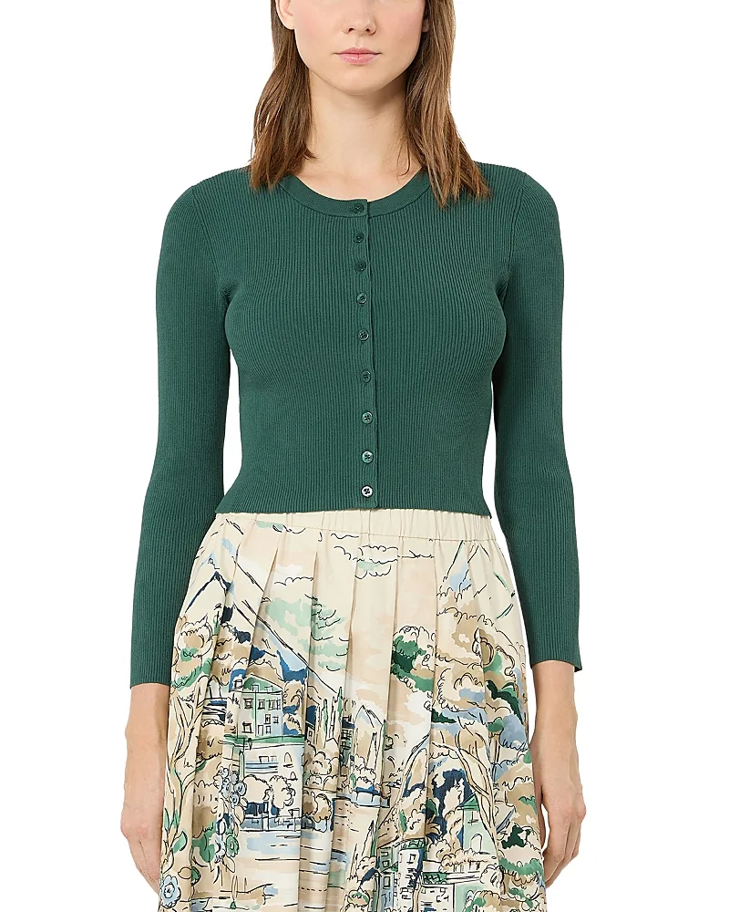 Weekend Max Mara Wkdtennia Ribbed Cardigan by Max Mara