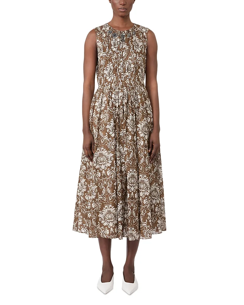 Stmagile Cotton Pleated Dress