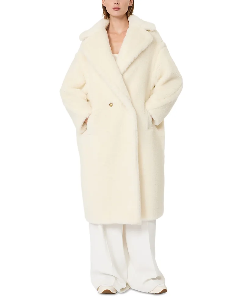 Tedgirl Alpaca, Wool & Silk Teddy Coat by Max Mara