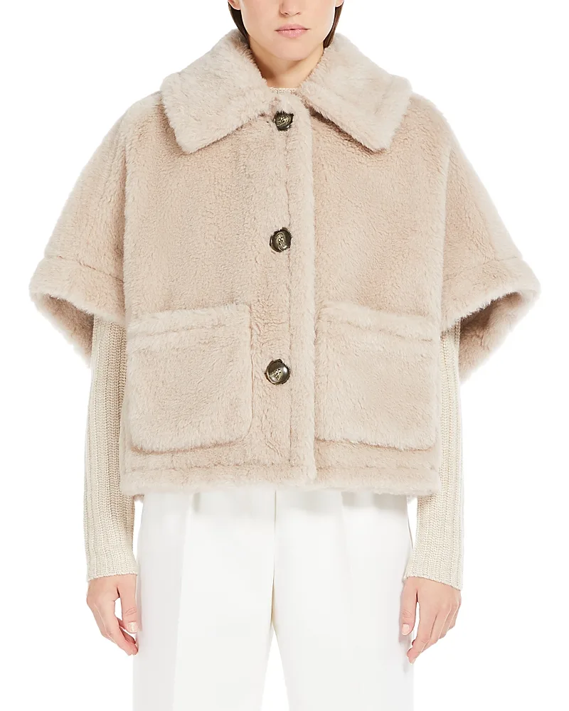 Newter01 Alpaca, Wool & Silk Teddy Jacket
